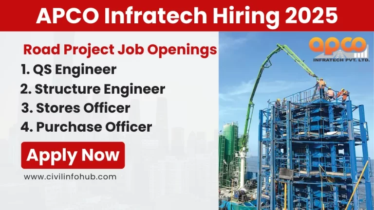 APCO Infratech Hiring 2025