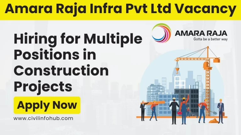 Amara Raja Infra Pvt Ltd Vacancy