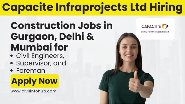 Capacite Infraprojects Ltd Hiring