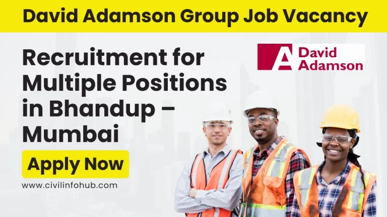 David Adamson Group Job Vacancy
