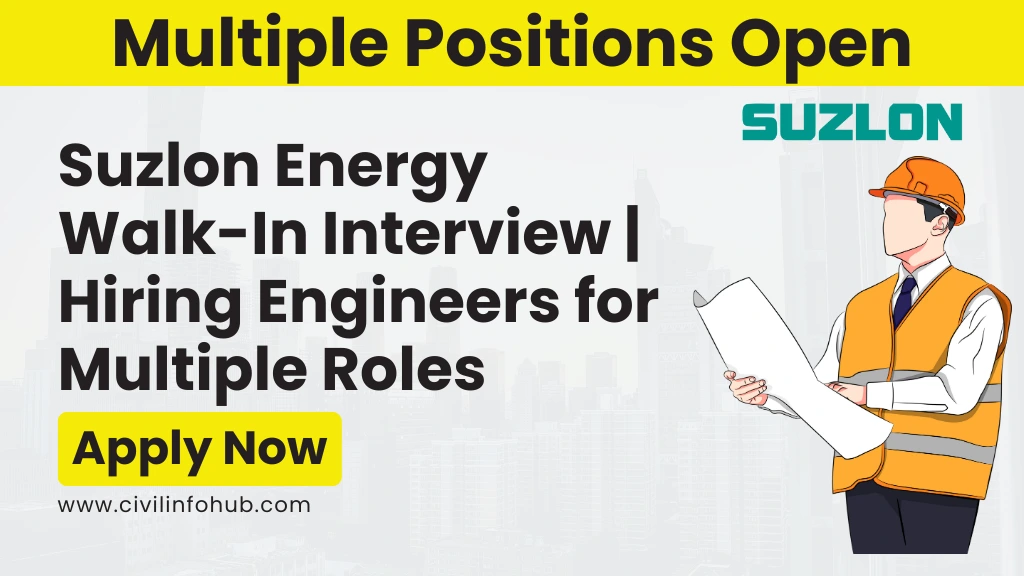 Suzlon Energy Walk-In Interview